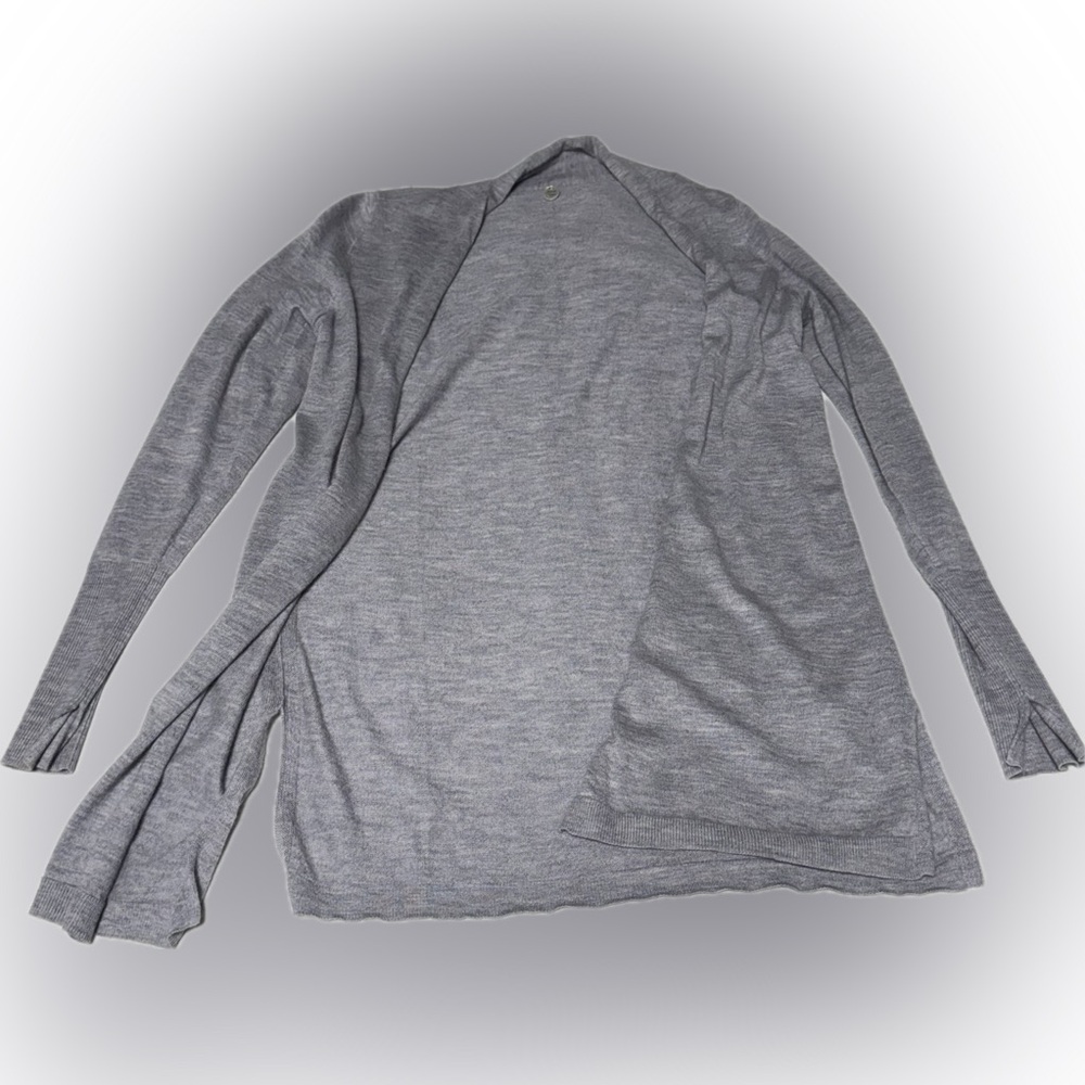 MARGARET O’LEARY | 100% Cashmere Open Cardigan | Gray | Size XS